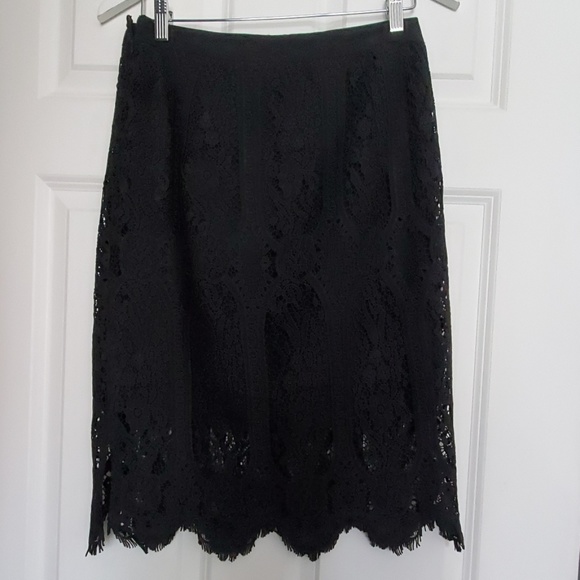 Sunday in Brooklyn Black Lace Skirt NWT - Picture 4 of 8